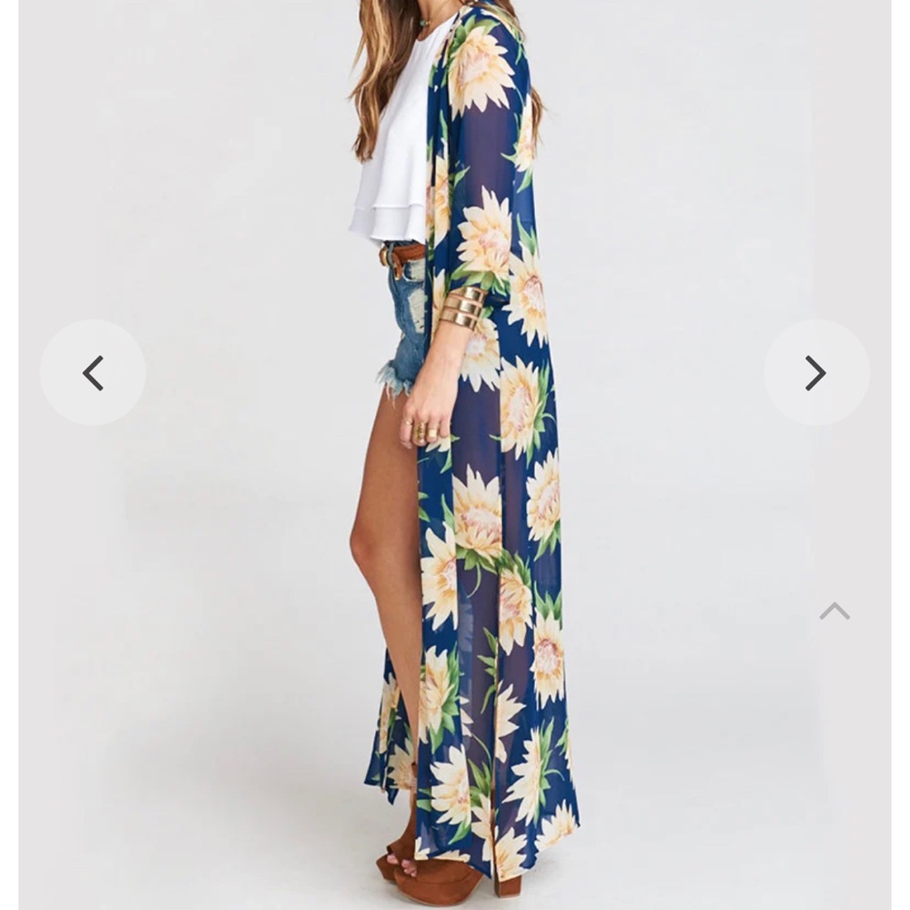 SHOW ME YOUR MUMU KARMYN CAPE IN SUNFLOWER DREAMS